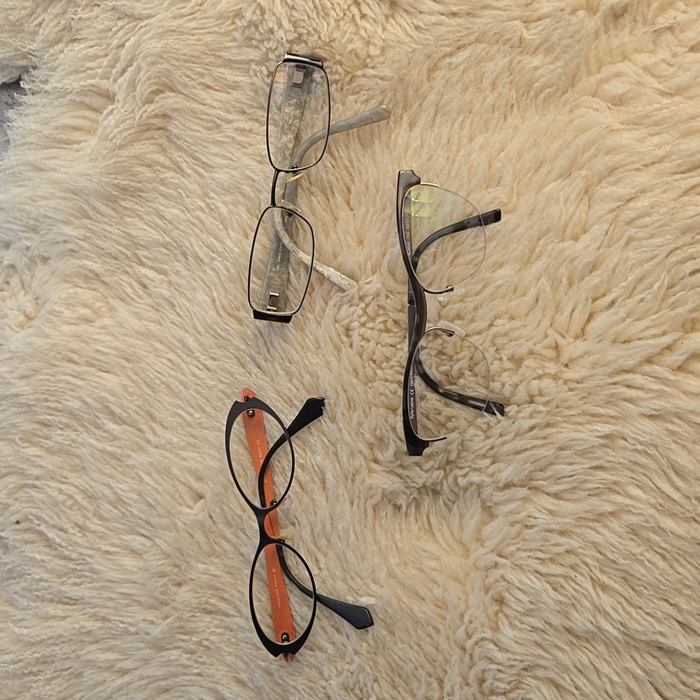 3 pairs Prescription Glass Frames